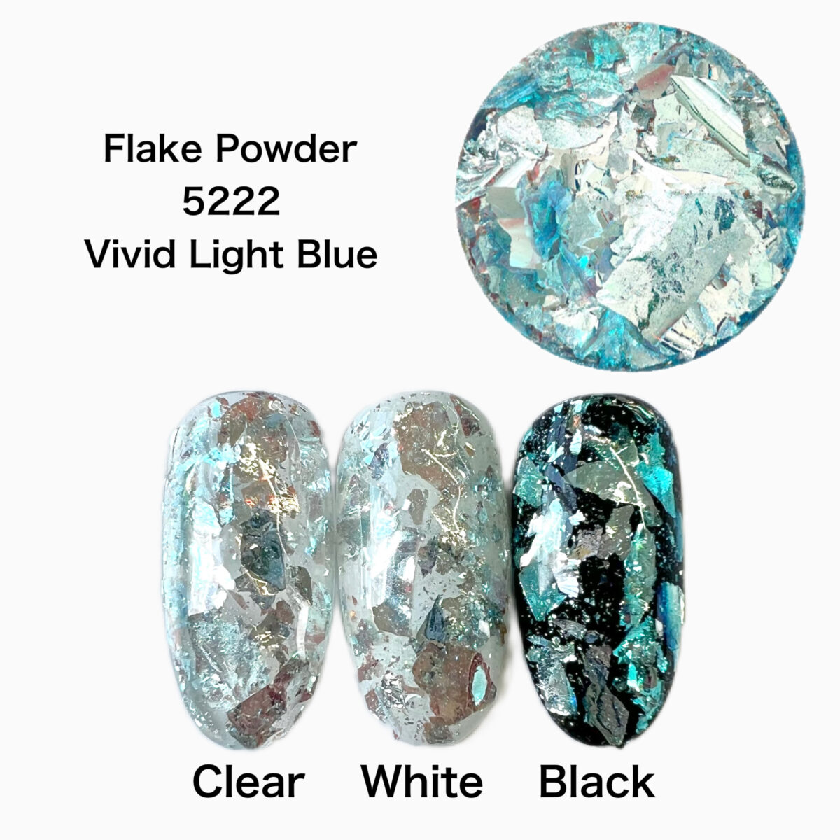 Flake Powder -Vivid Light Blue-