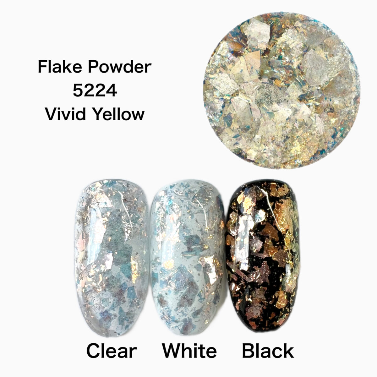 Flake Powder -Vivid Yellow-