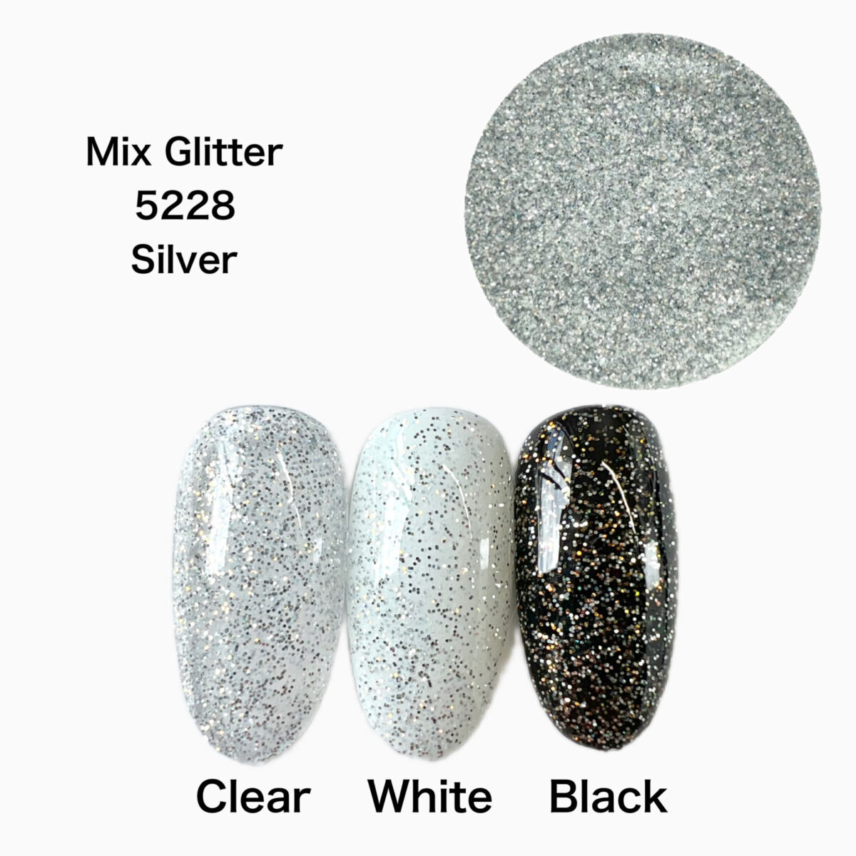 Mix Glitter -Silver