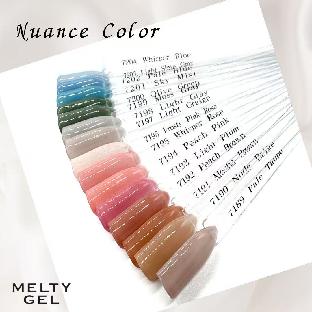 Melty Gel(メルティジェル)カラージェル ニュアンスカラー8色セット